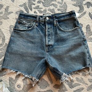 NWT•AGOLDE Riley Short High Rise Slim Leg•Sz 27